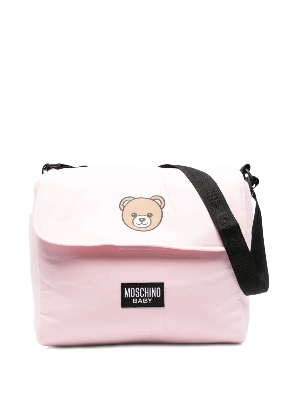 Moschino Kids Luiertas met teddybeerprint Roze