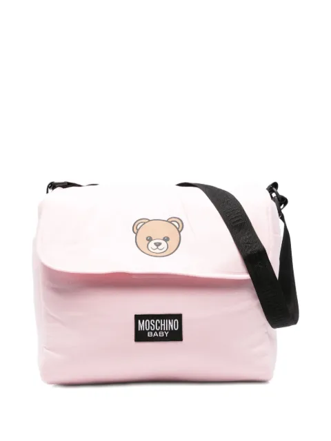 Moschino Kids teddy-print changing bag