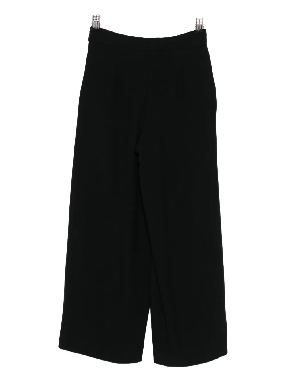 Pucci Junior Geometric-pattern Trousers In Black