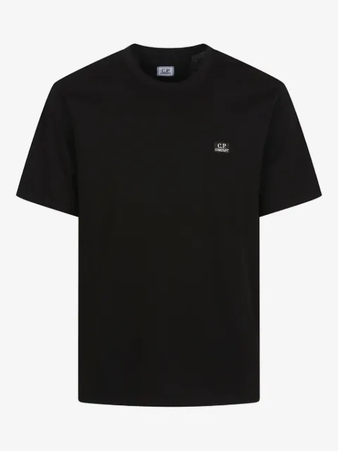 C.P. Company 30/1 jersey short-sleeve logo patch T-shirt