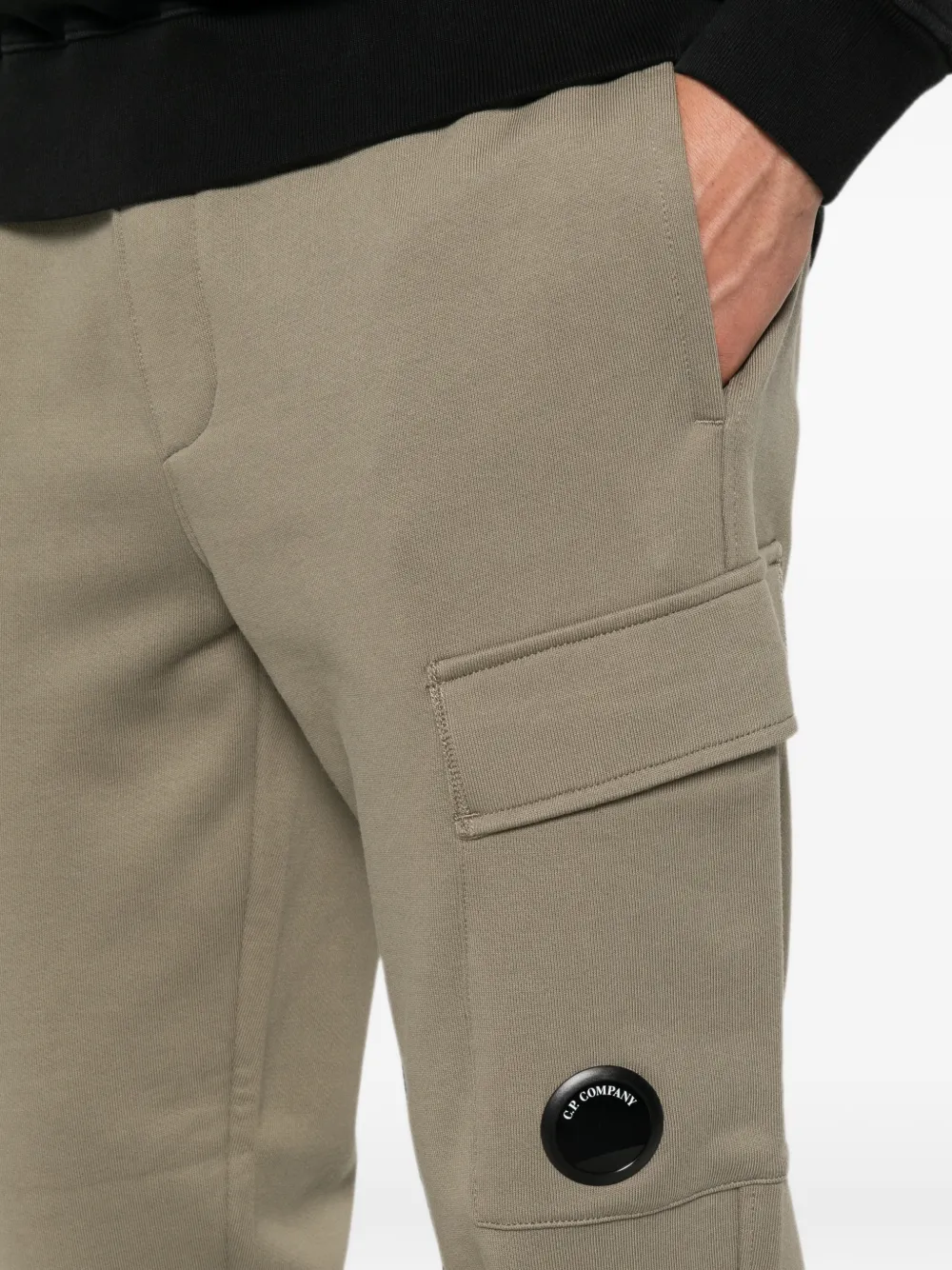 C.P. Company Trainingsbroek met lens-detail Grijs