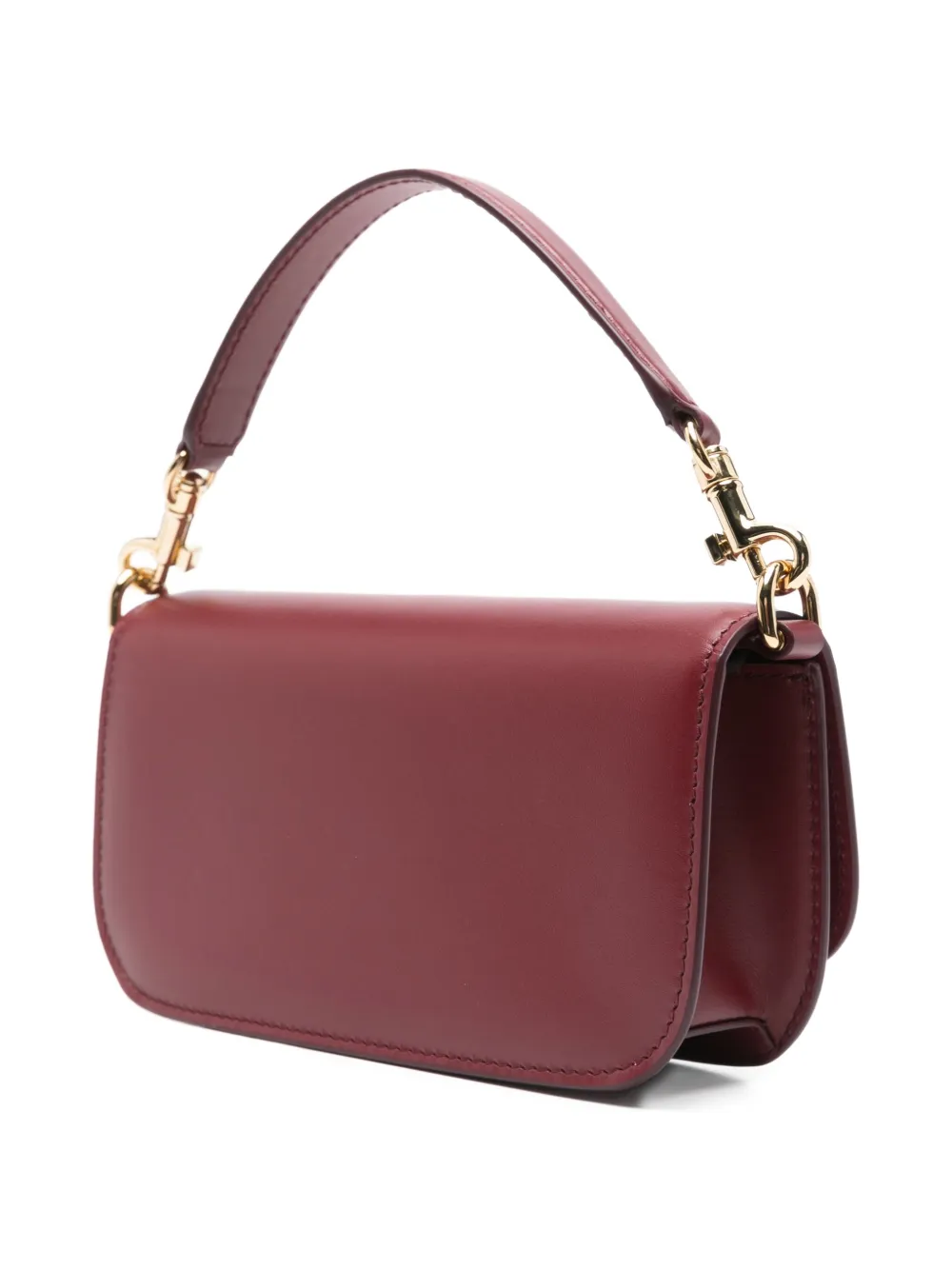 Dolce & Gabbana Leather Shoulder Bag In Red
