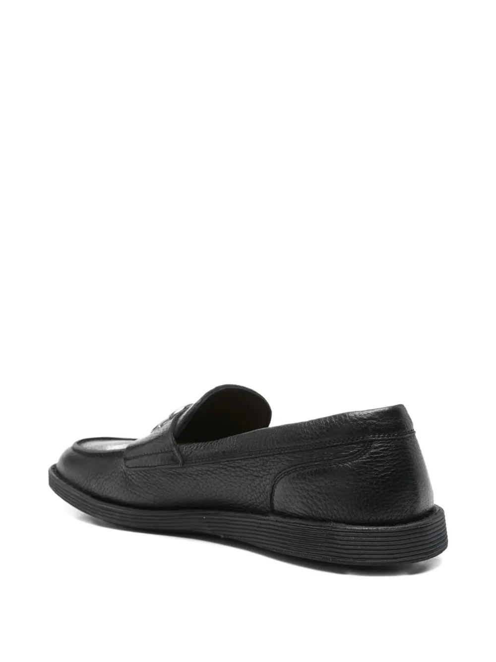 Dolce & Gabbana DG logo leather loafers Black