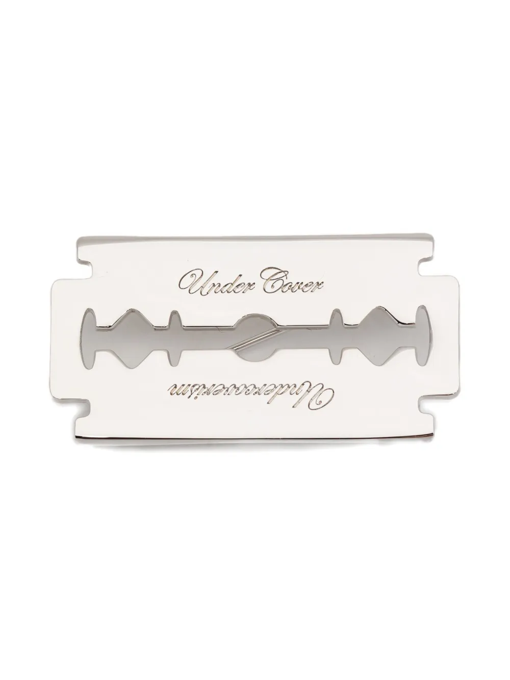 Undercover Laser Brooch In Metallic