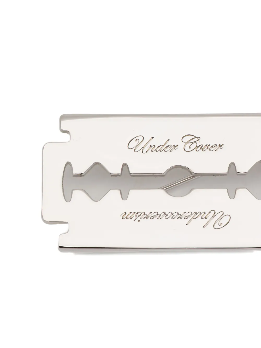 Undercover Laser Brooch In Metallic
