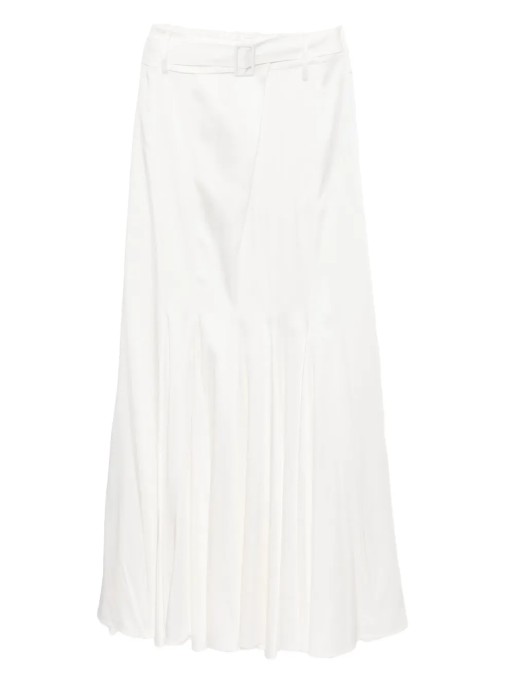 Gaze De Lin belted flare skirt | White | Image 1