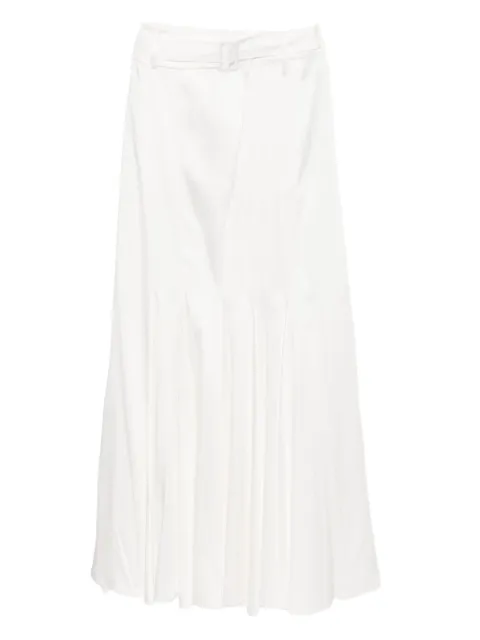Gaze De Lin belted flare skirt