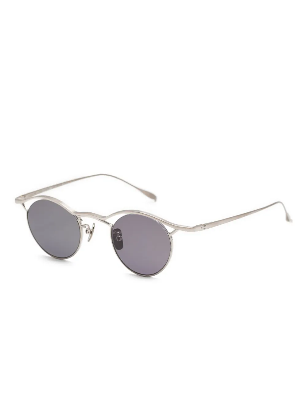 Factory900 x Titanos zonnebril met ovalen montuur - Zilver
