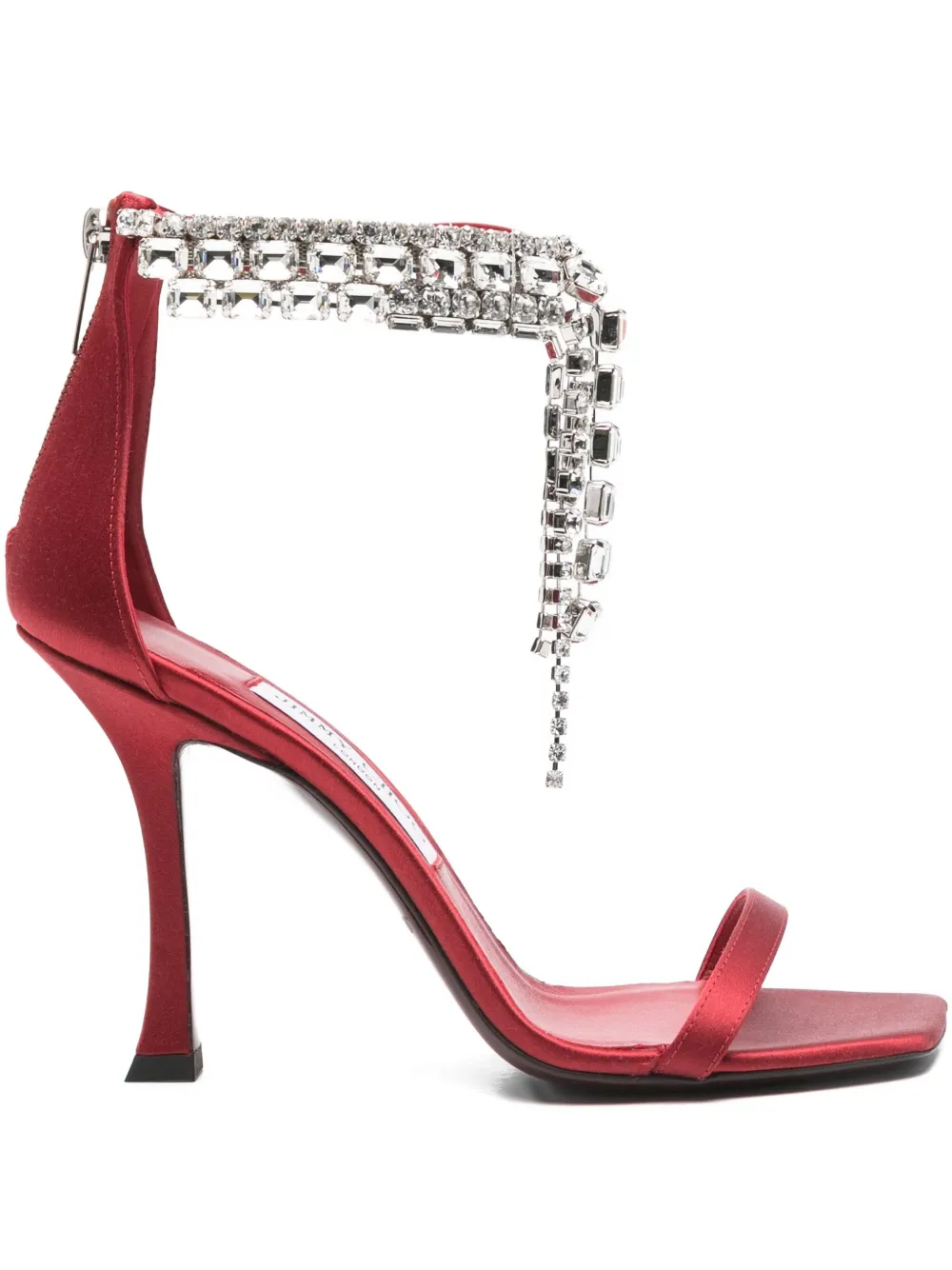 Jimmy Choo 100mm Verity crystal-embellished sandals Roze