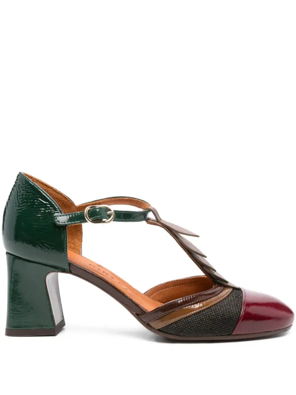 Chie Mihara Zapatillas T-Bar Con Tacón De 70mm Marrón FARFETCH CO