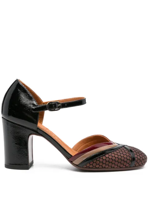Chie Mihara 80mm Merman patent-leather ankle-strap pumps
