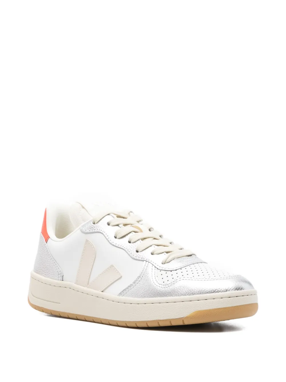 VEJA V-10 leather sneakers White
