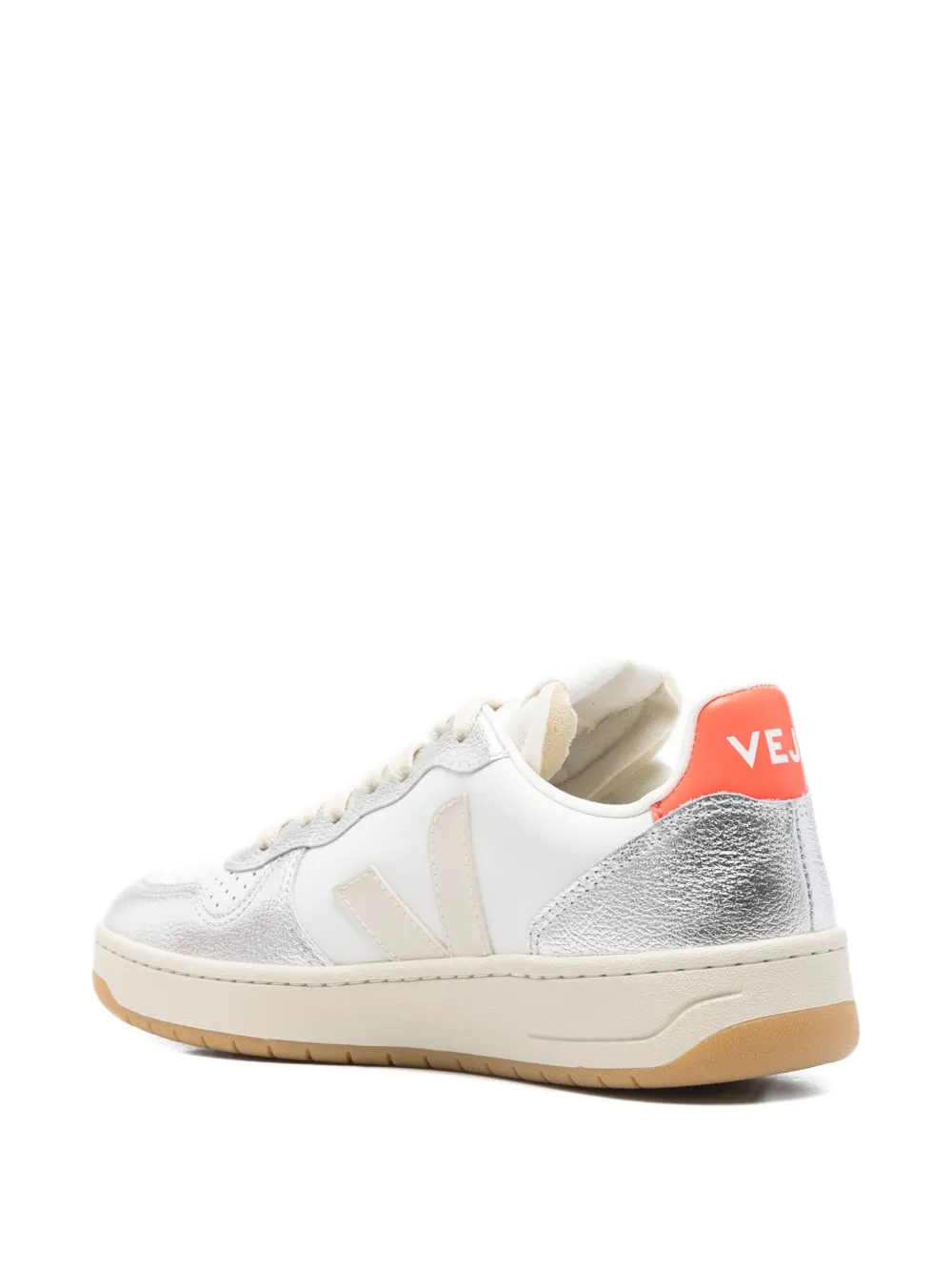 VEJA V-10 leather sneakers White