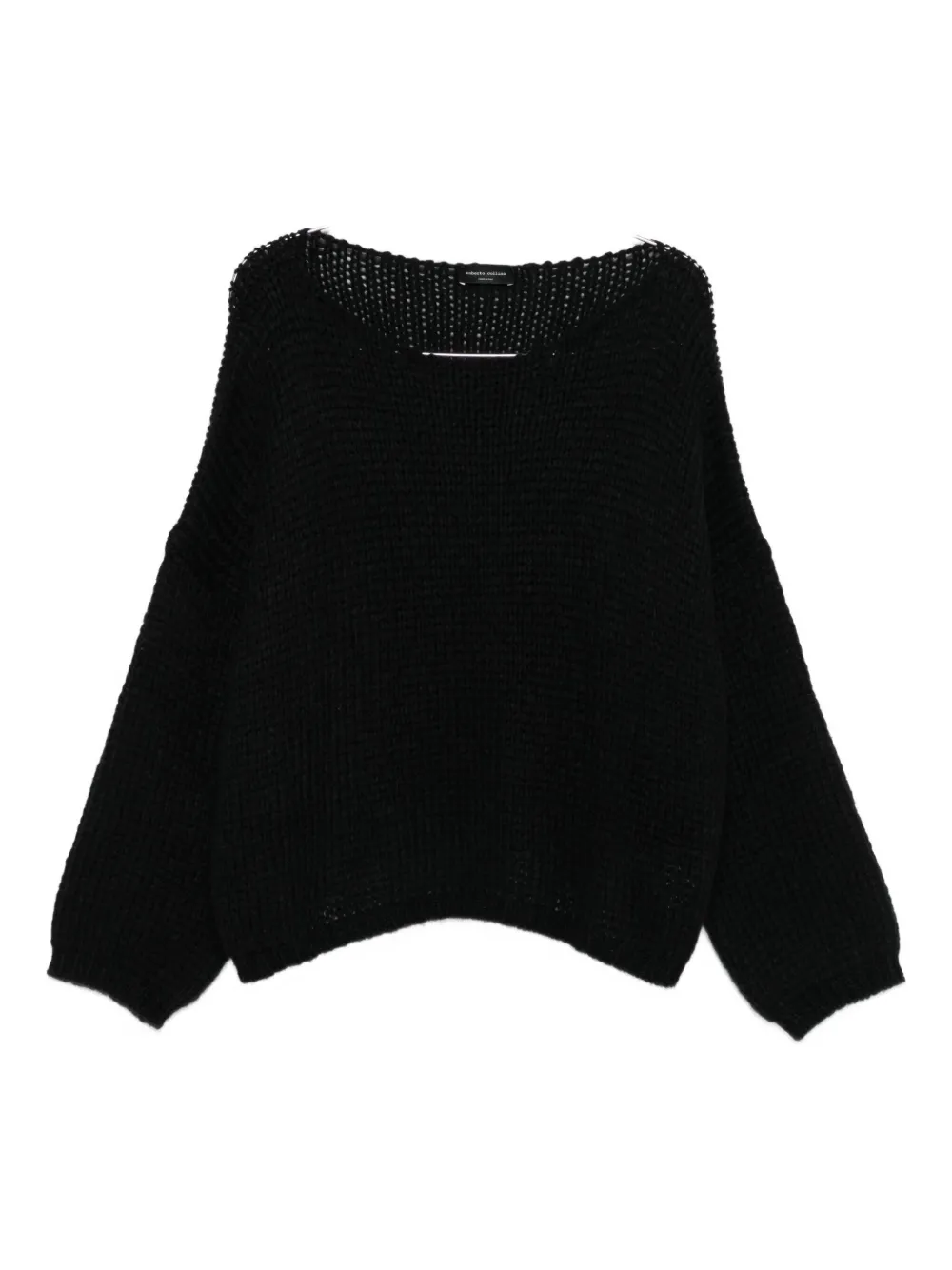 boat-neck sweater
