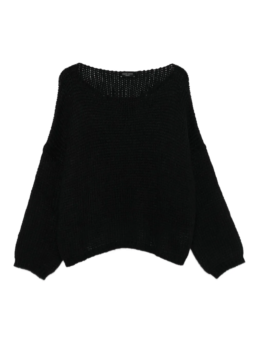 boat-neck sweater