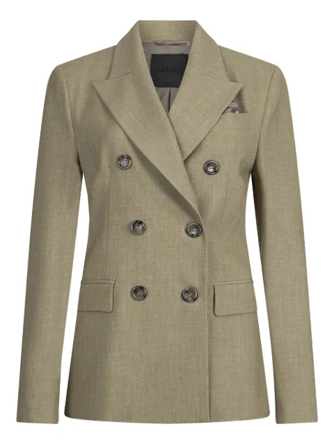 LIU JO blazer con doble botonadura y solapas de pico