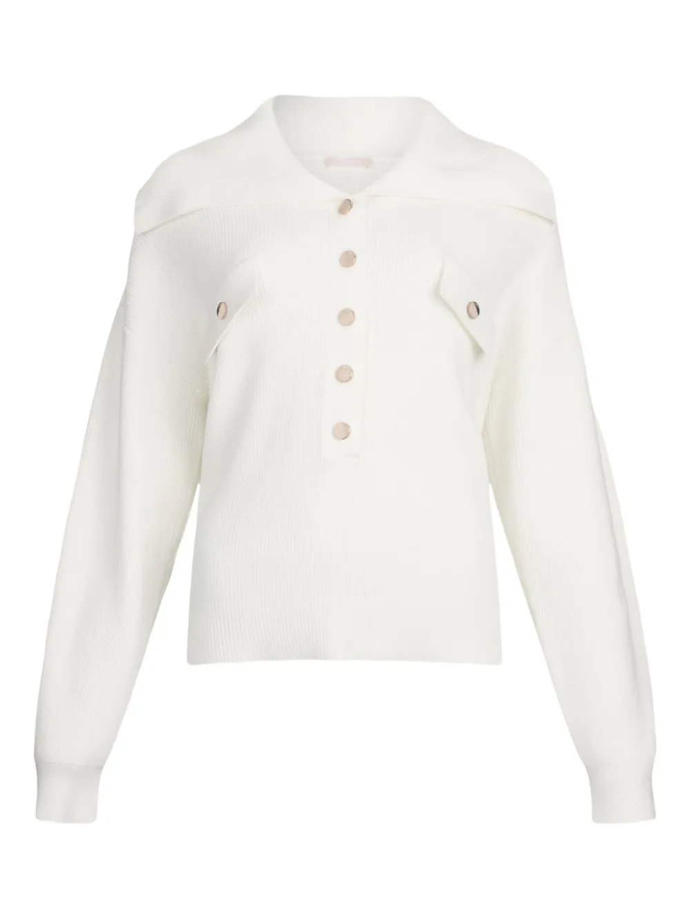 Liu •jo Jumper With Maxi-neck In Multi