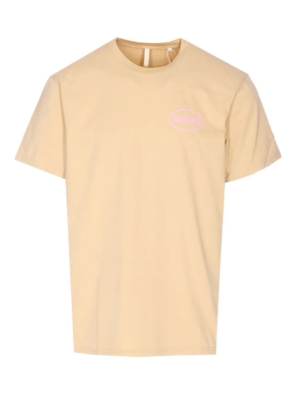 logo print crew neck t-shirt