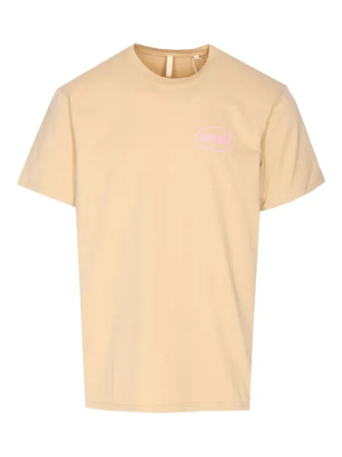 Sunflower logo print crew neck t-shirt