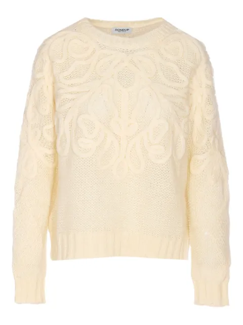 DONDUP embroidered crewneck sweater
