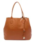 Hogan medium Script logo leather shoulder bag - Brown