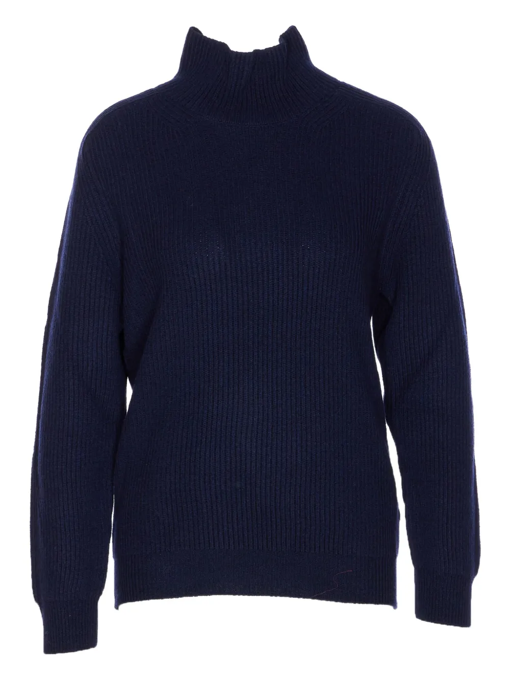 DONDUP Geribbelde trui met hoge hals Blauw