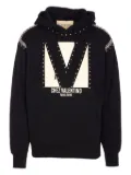 Valentino Garavani crystal-embellished hoodie - Black