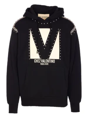 （sale)ヴァレンティノ  パッチディテールのブラックパーカー 楽天市場】valentino（パーカー｜トップス）：メンズ