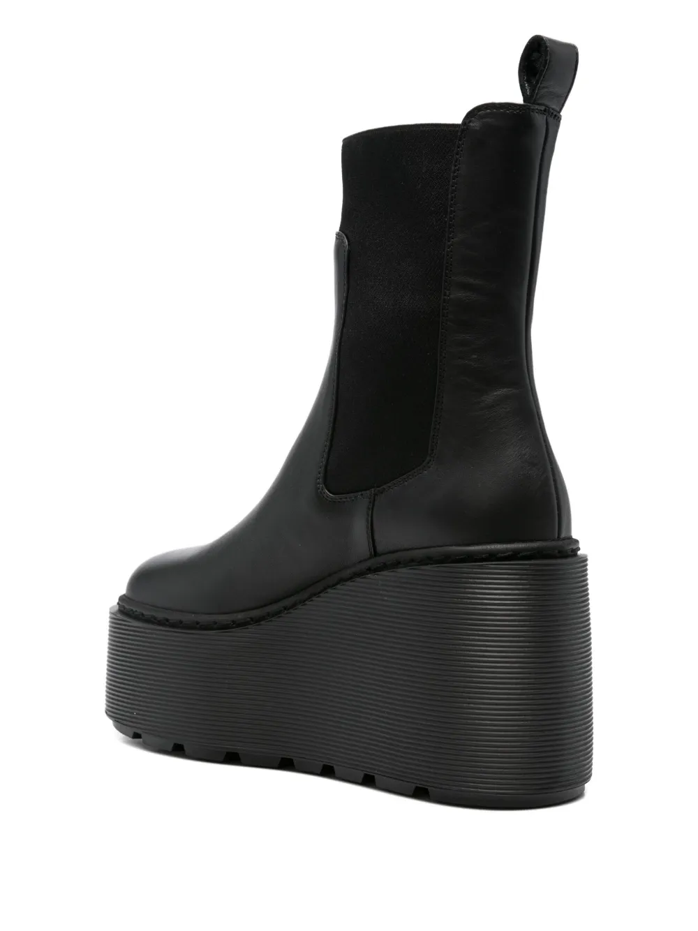 Vic Matie platform elastic-insert boots Black