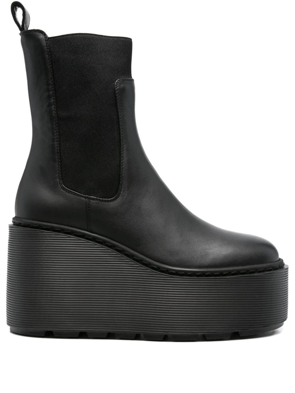Vic Matie platform elastic-insert boots Black