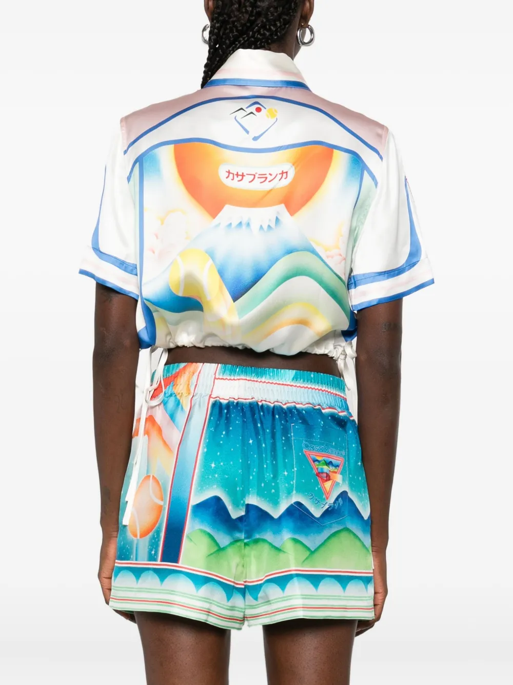 Casablanca Zijden top Wit