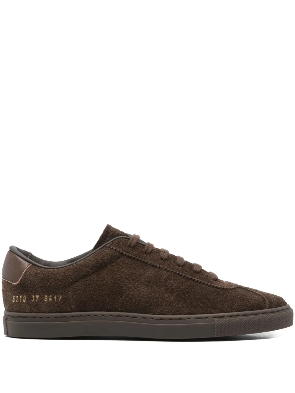 suede lace-up sneakers