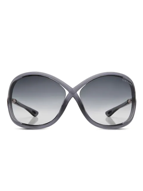 TOM FORD Eyewear geometric semi-rim sunglasses