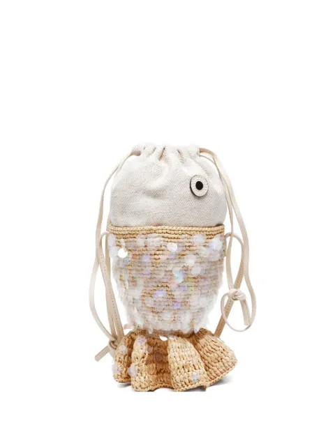 Loewe Pre-Owned x Paula's Ibiza 2023 sequin-embellished bucket bag