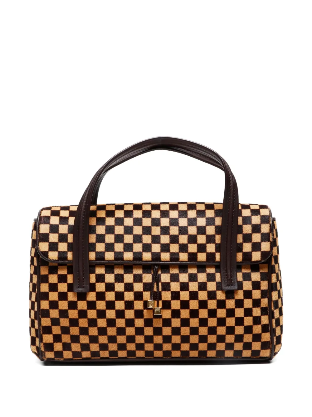 1990-2000s Damier Sauvage Lion handbag