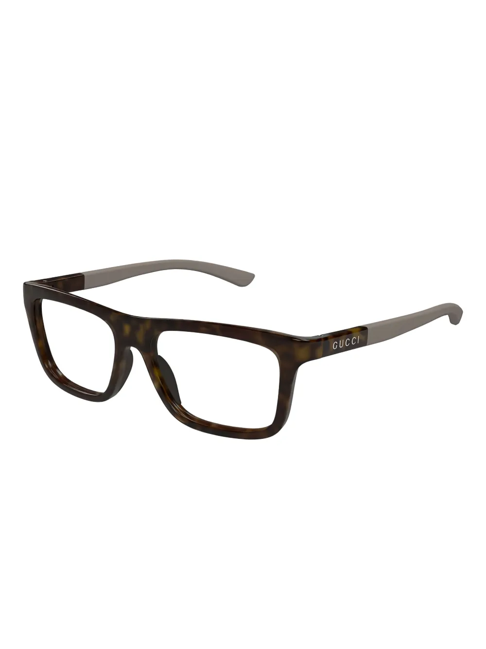 Gucci Eyewear square full-rim eyeglasses Bruin