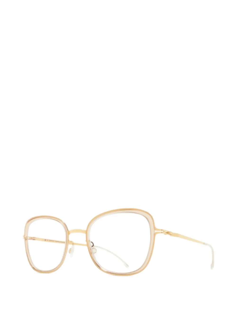  Mykita Alin Round-frame Glasses - Gold 