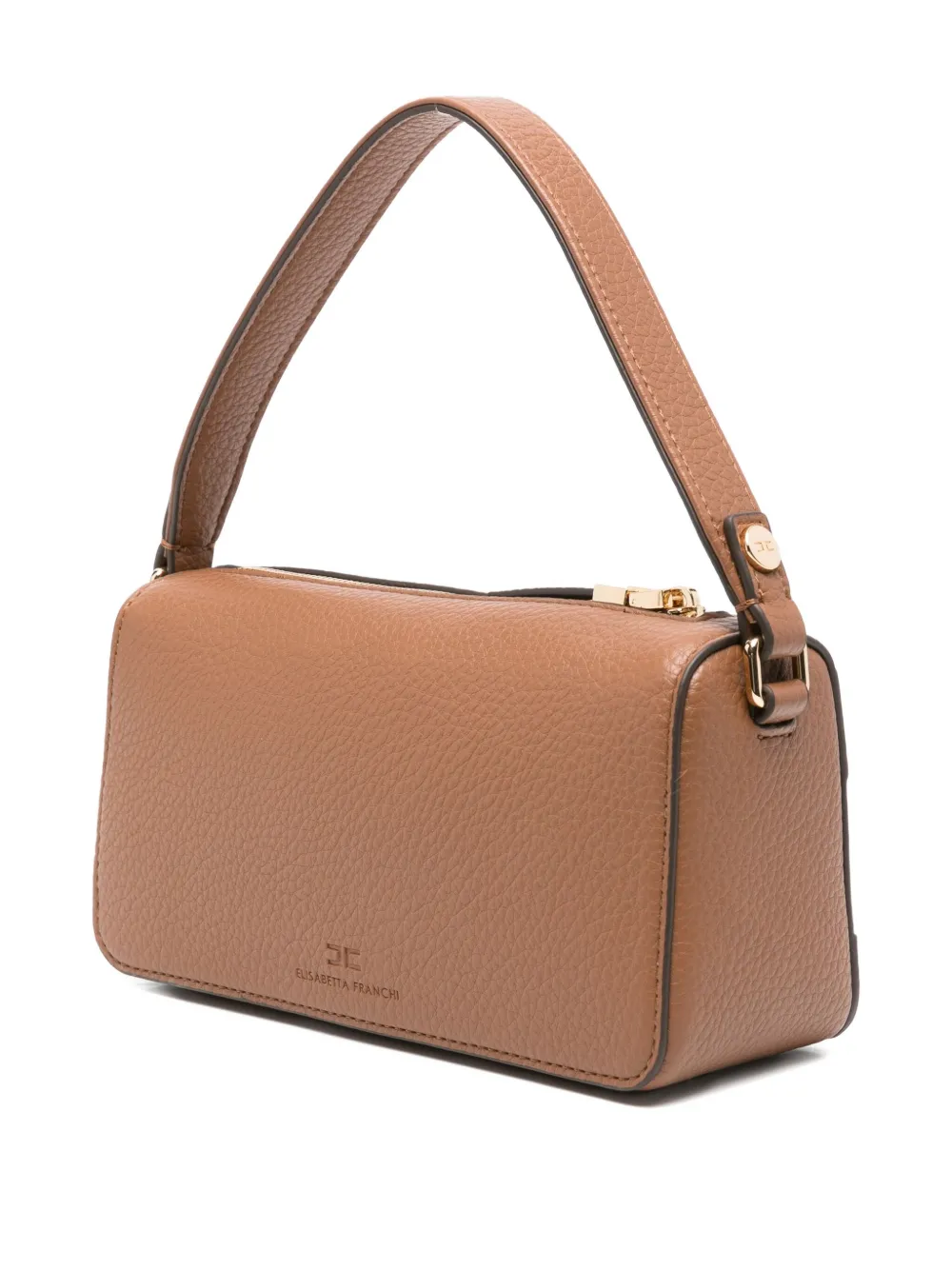 Elisabetta Franchi Shopper met vlakken Bruin