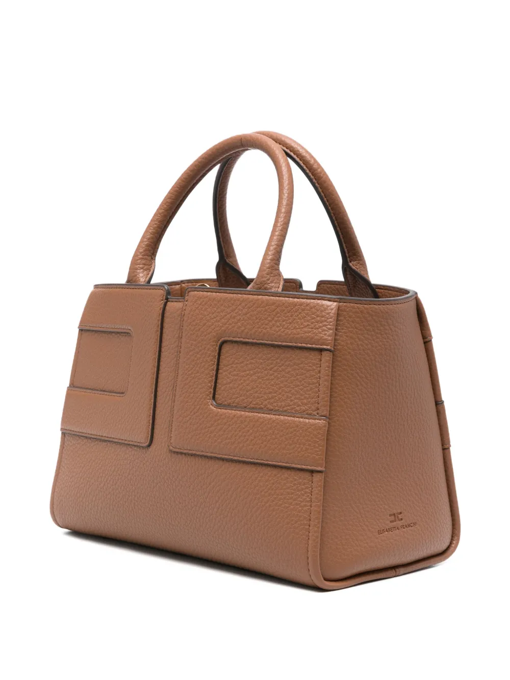 Elisabetta Franchi Shopper met vlakken Bruin
