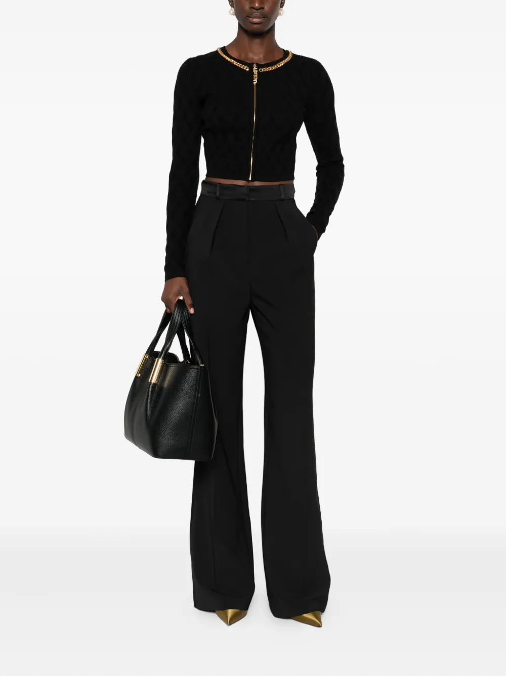 Elisabetta Franchi tailored trousers - Zwart