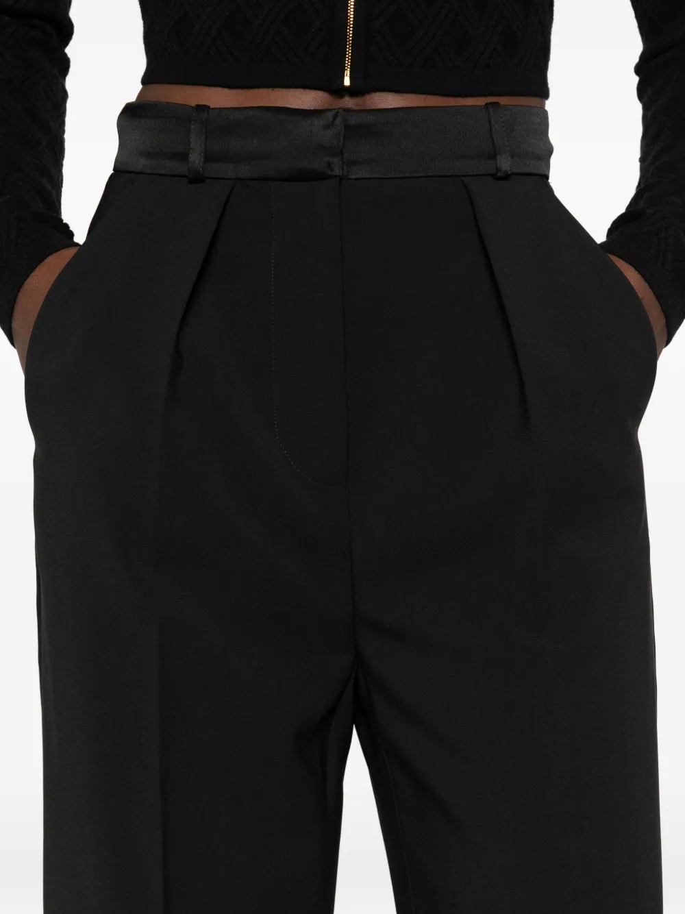Elisabetta Franchi Pantalon Zwart
