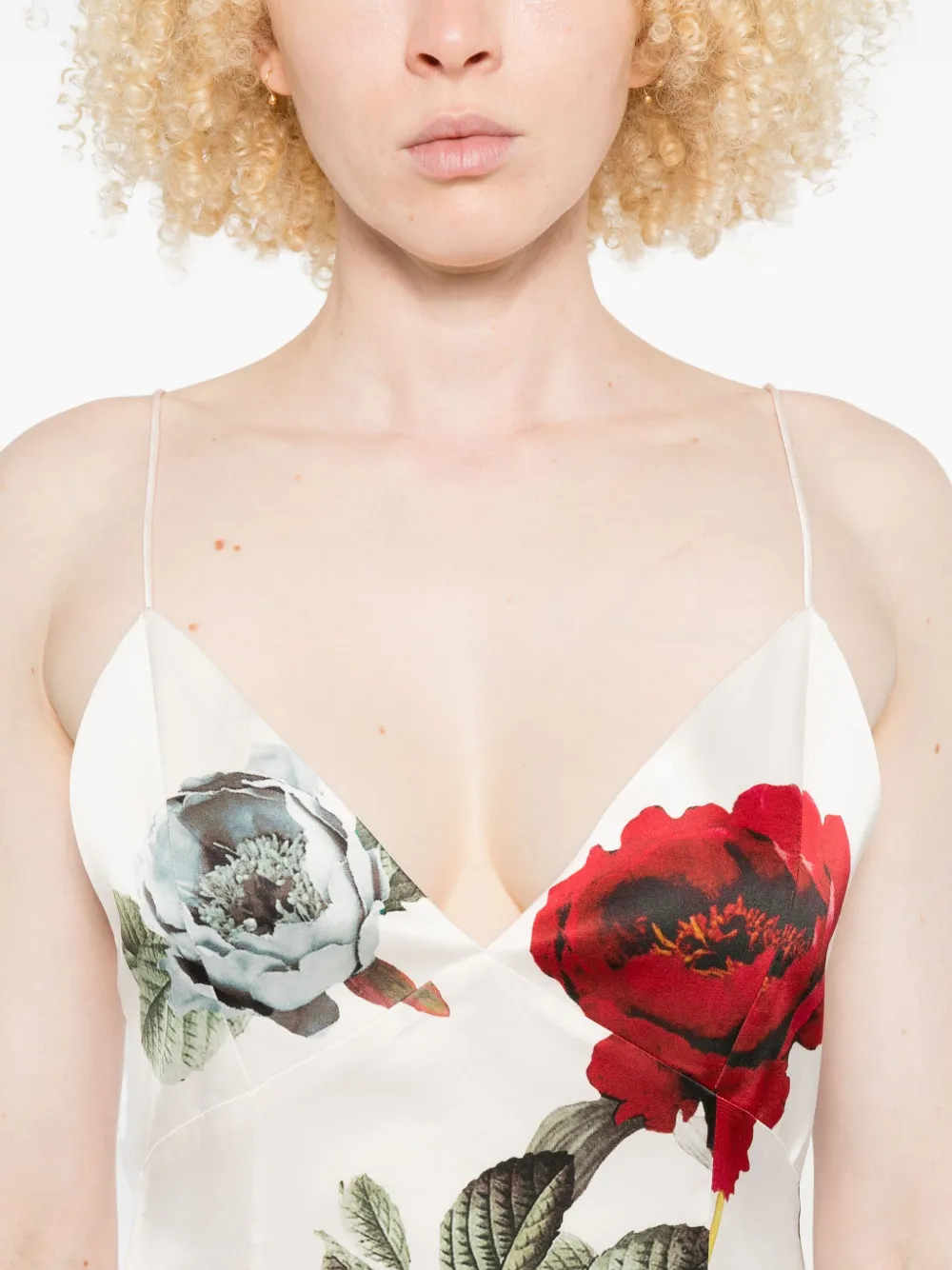 alice + olivia Jurk met bloemenprint Wit