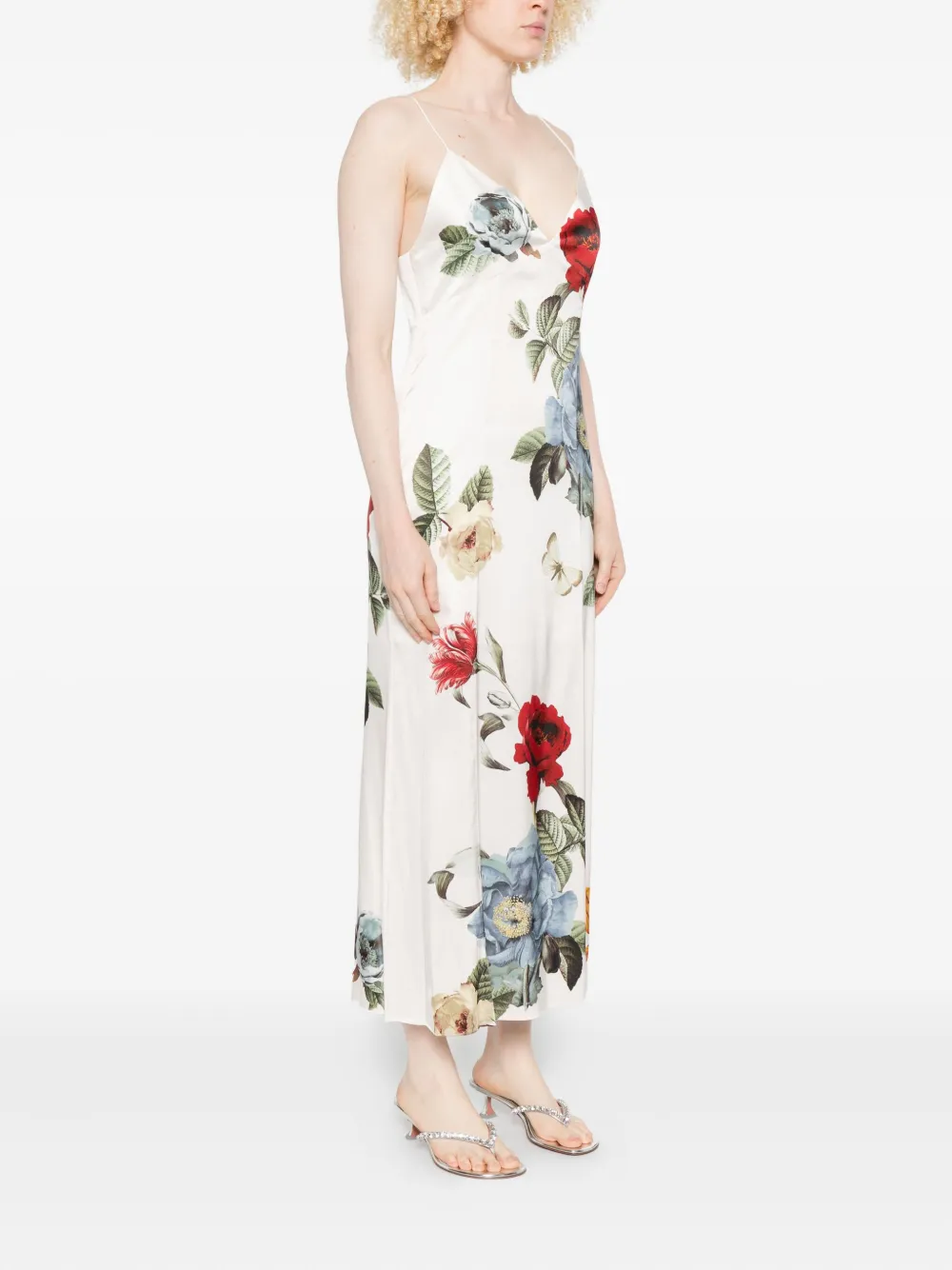 alice + olivia Jurk met bloemenprint Wit