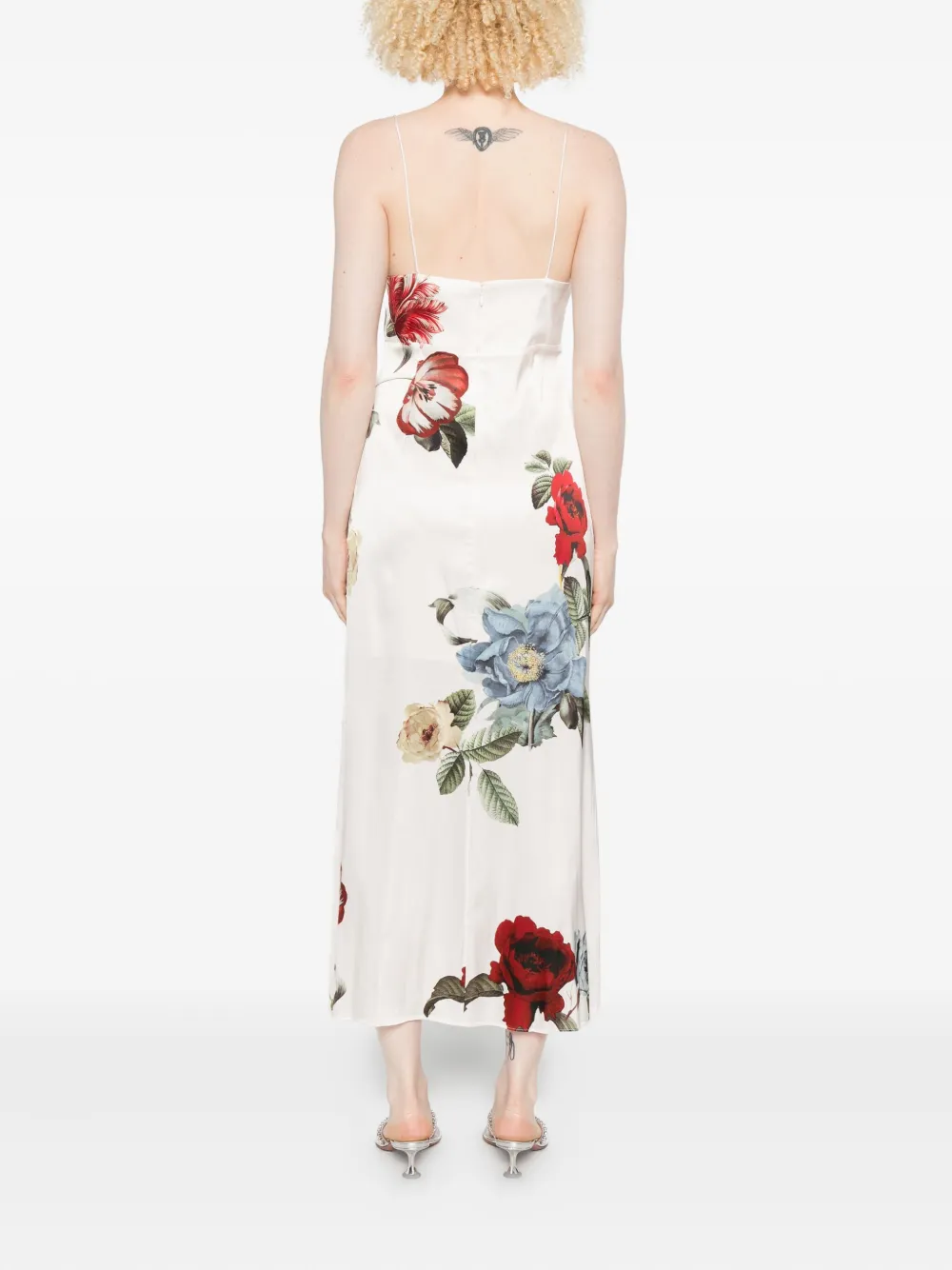 alice + olivia Jurk met bloemenprint Wit