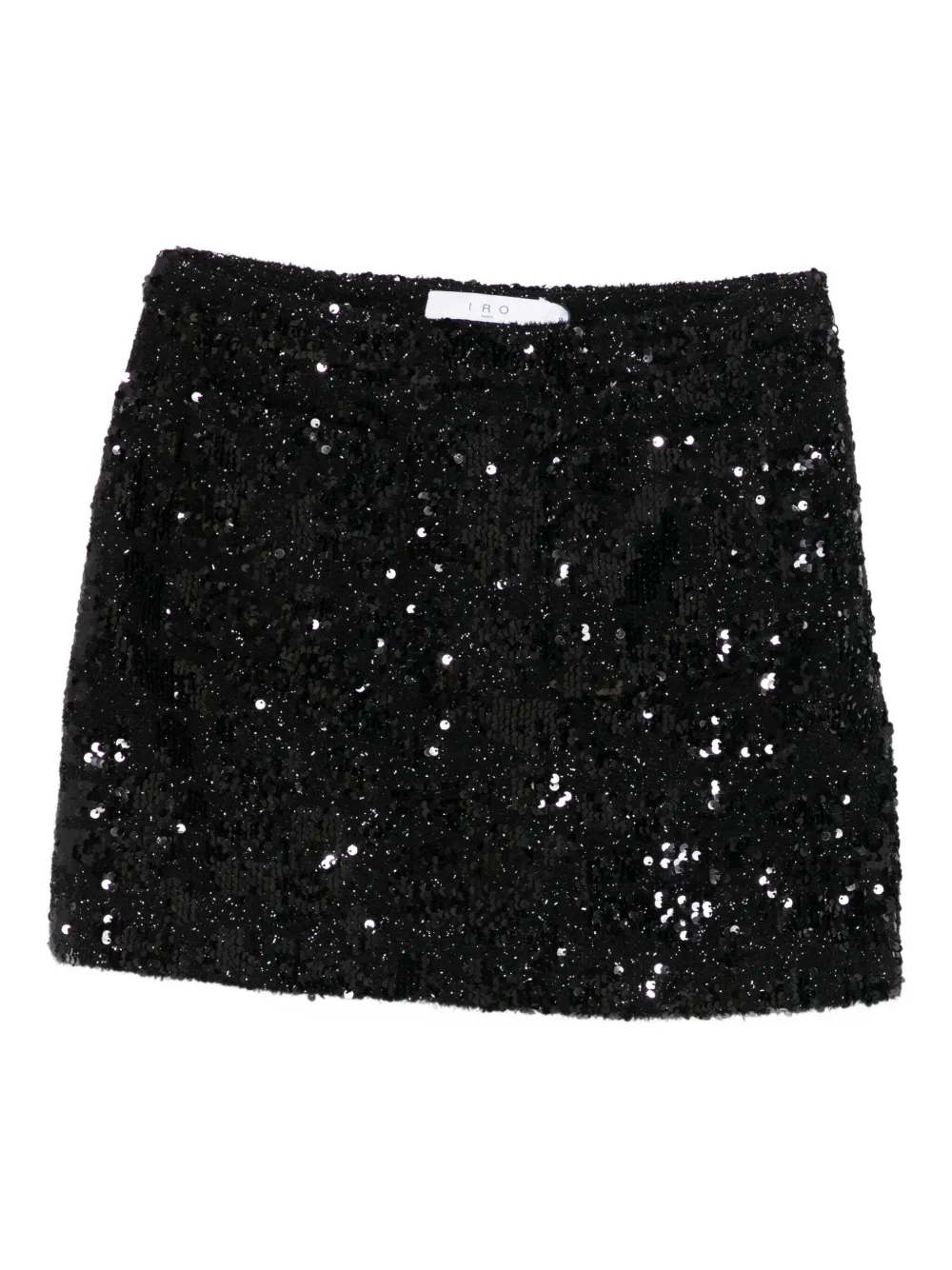 Iro A-line Shape Sequin Embellishment Mini Length In Black