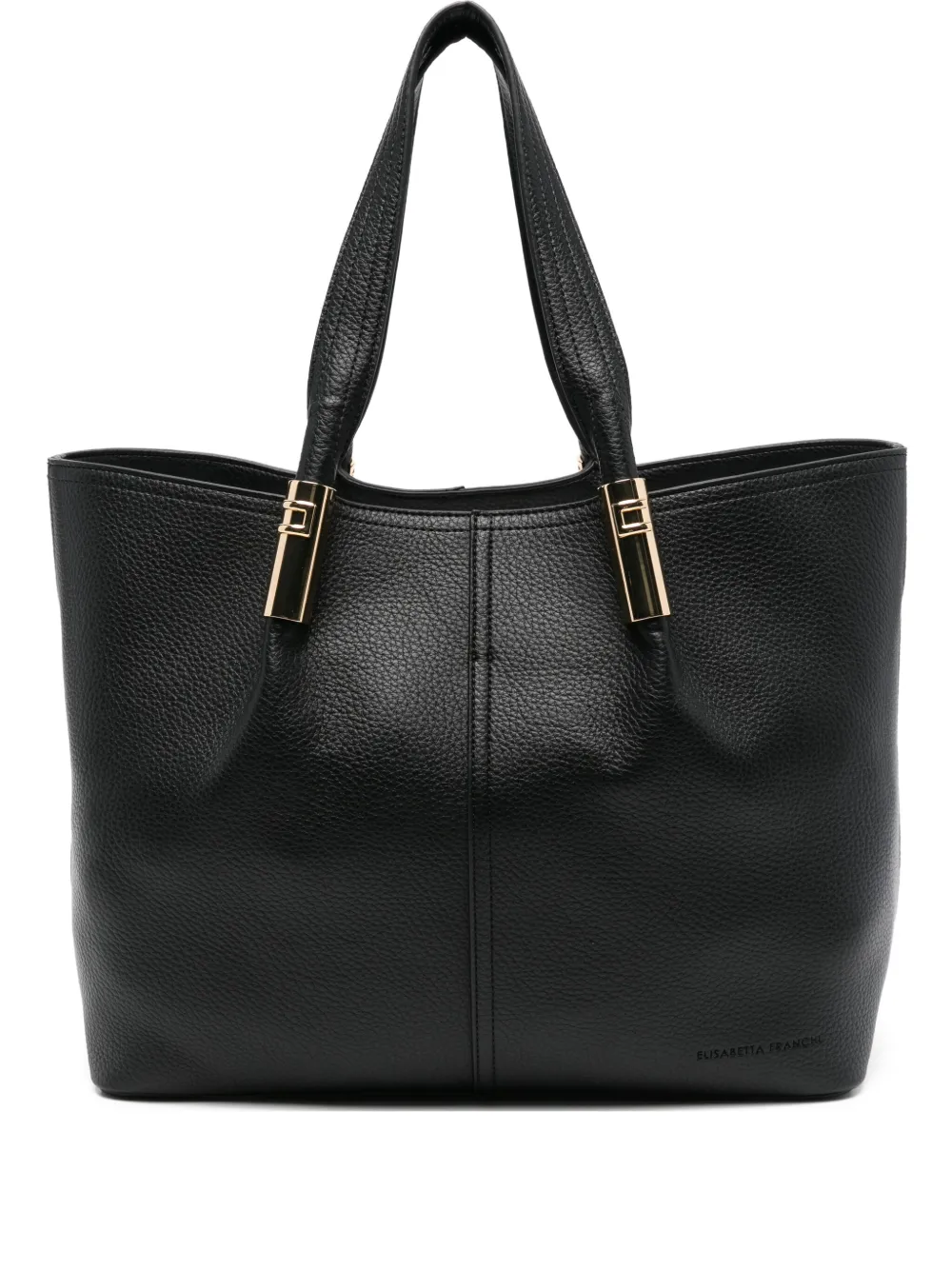 Elisabetta Franchi clasp-detail tote bag Zwart