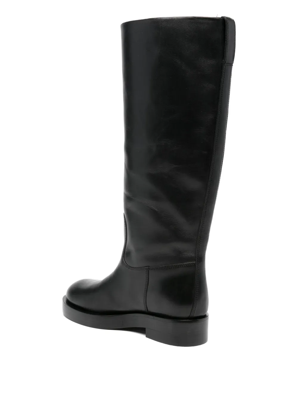 Paris Texas nappa-leather flat boots Black