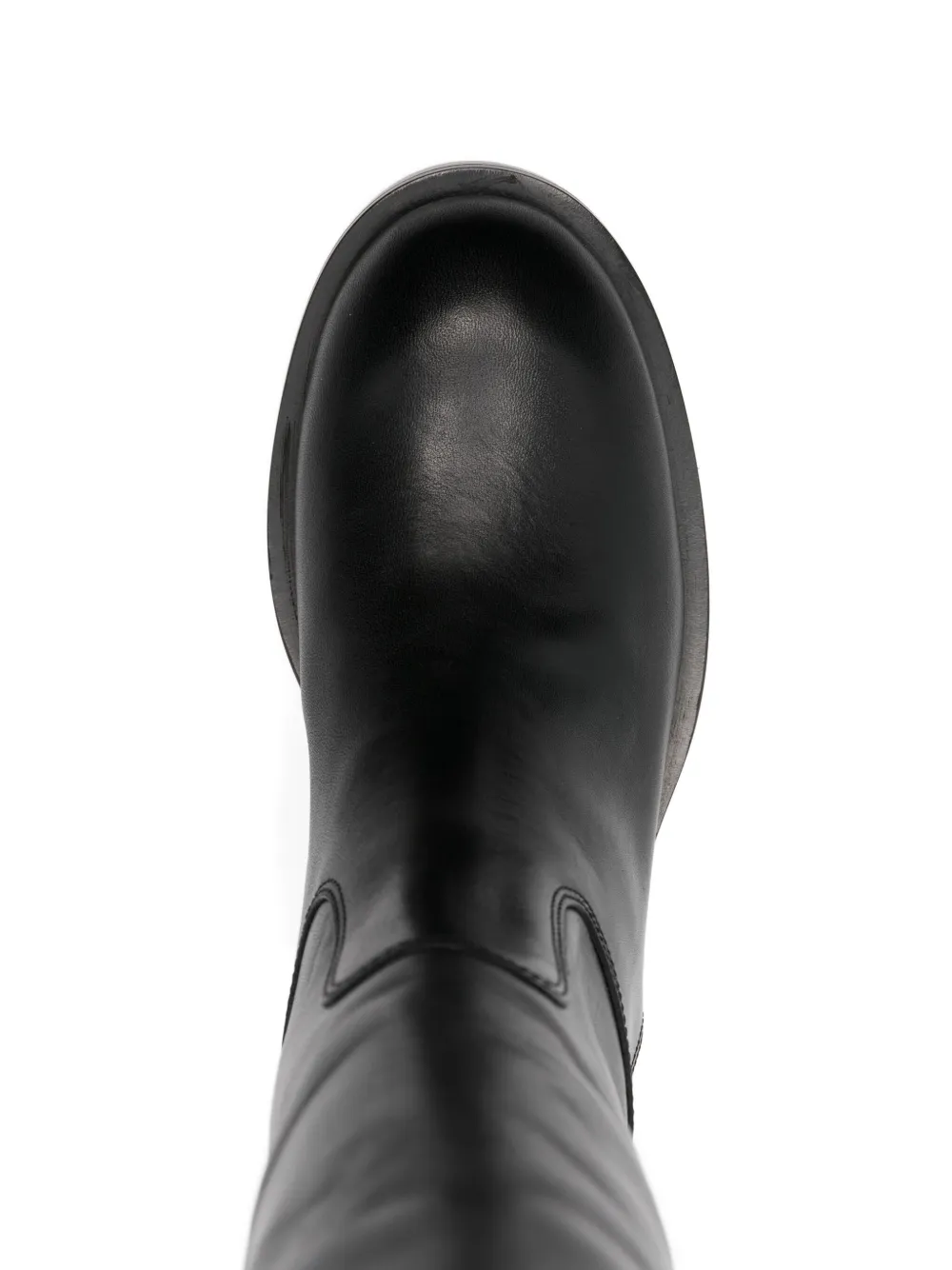 Paris Texas nappa-leather flat boots Black