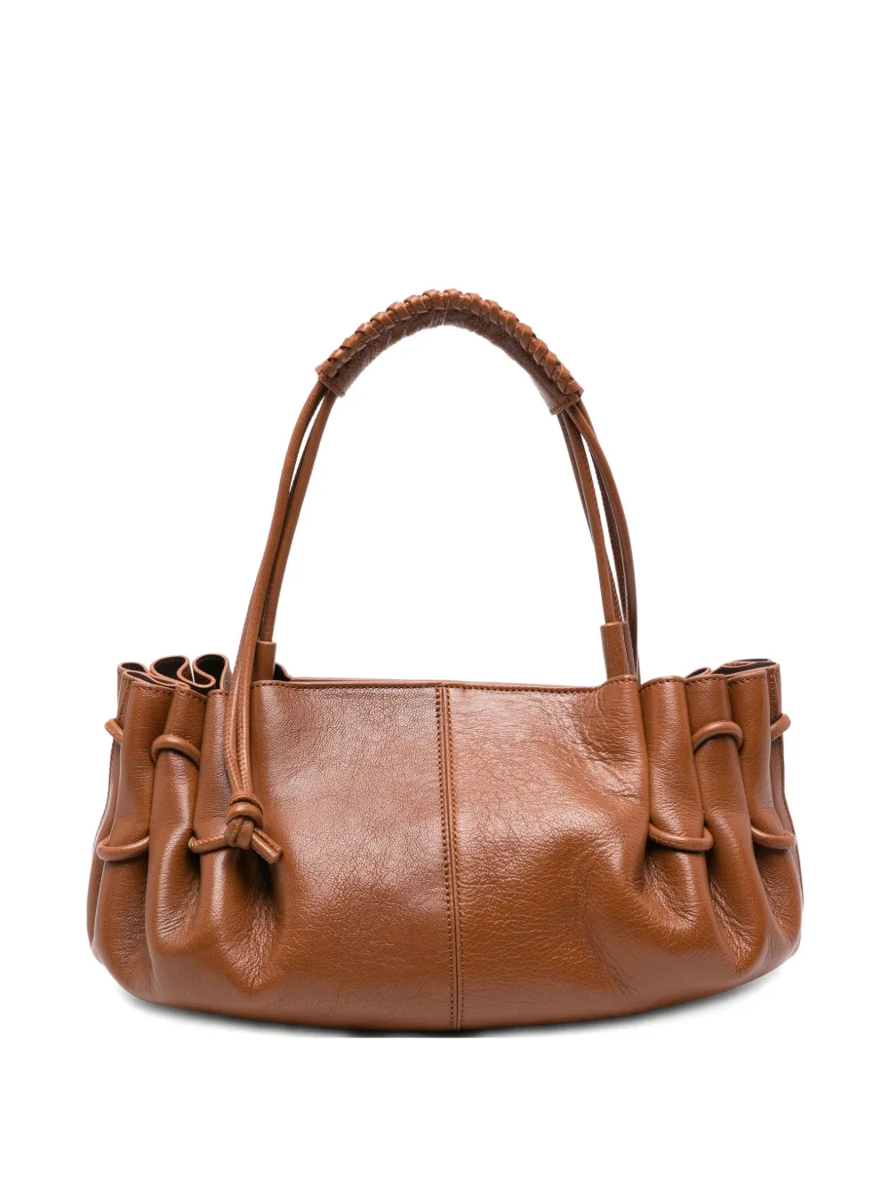 Hereu Women Arta Medium Leather Shoulder Bag In Brown