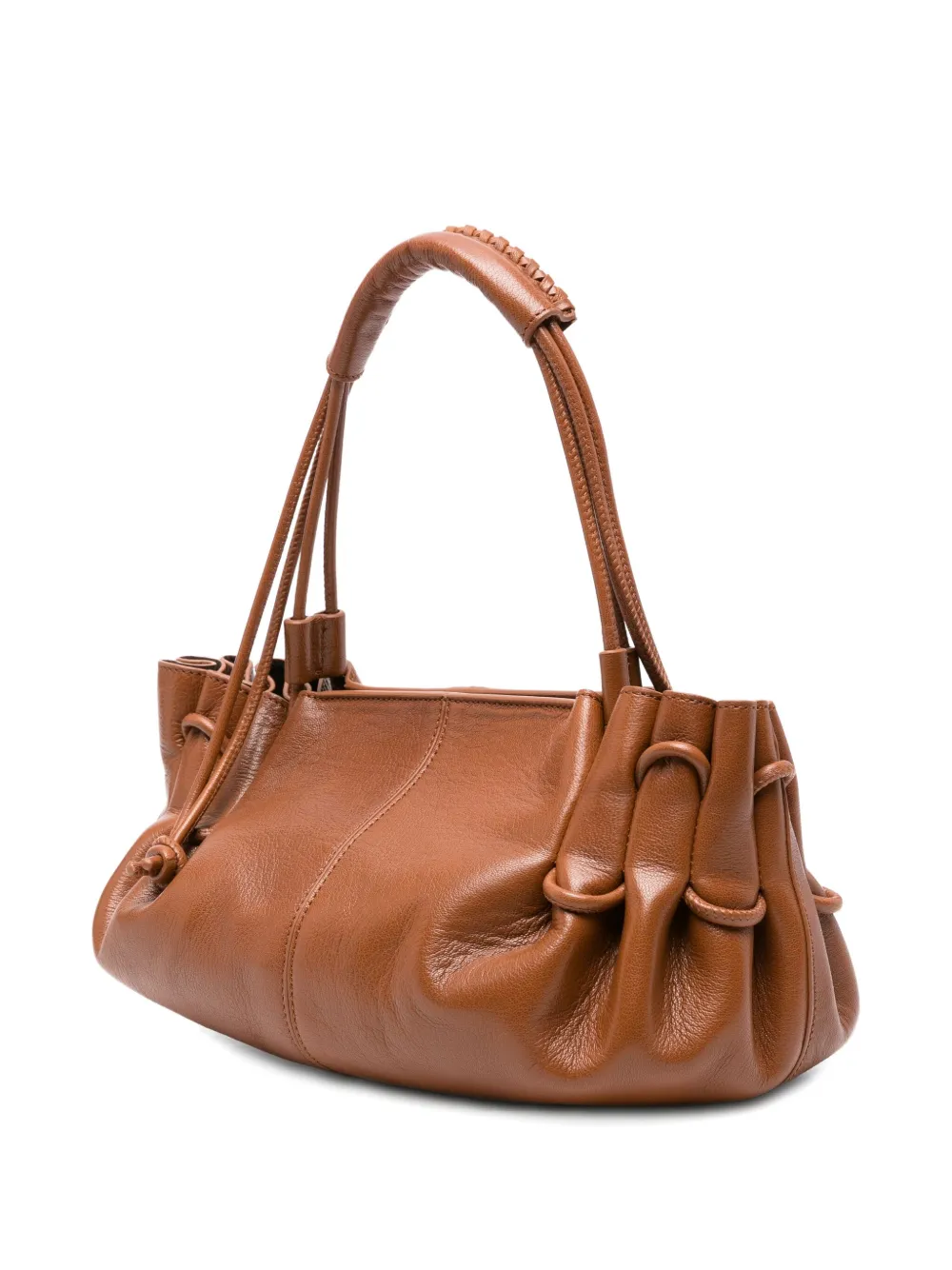 Hereu Women Arta Medium Leather Shoulder Bag In Brown